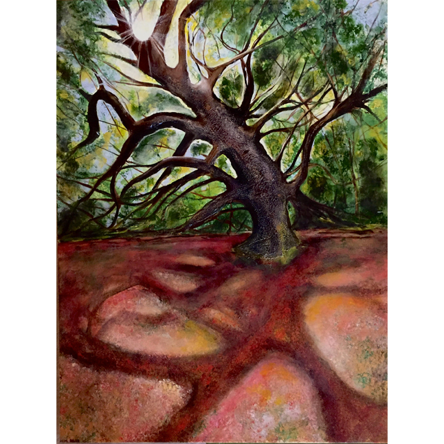Shadow of Angel Oak painting