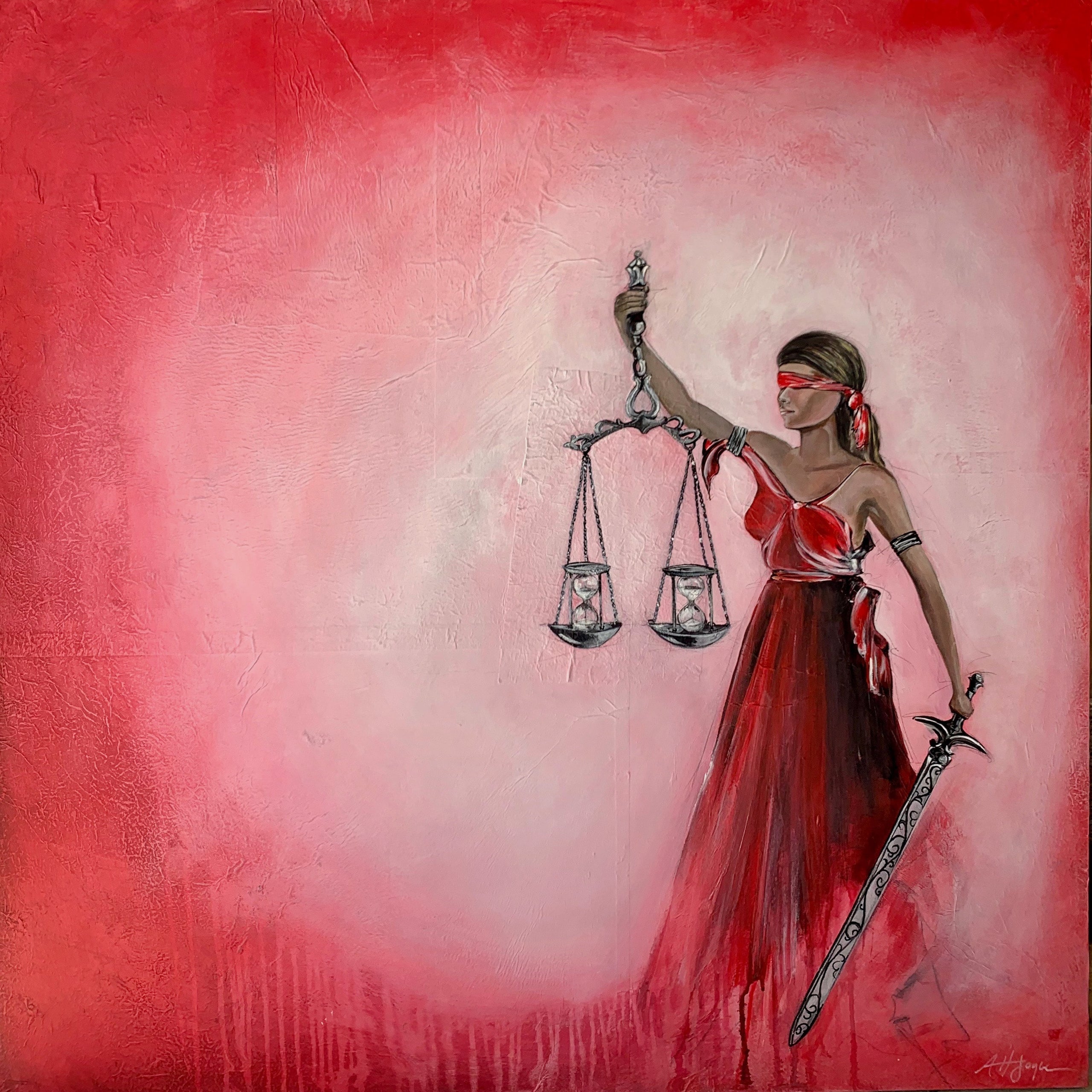 The Justice of Time painting